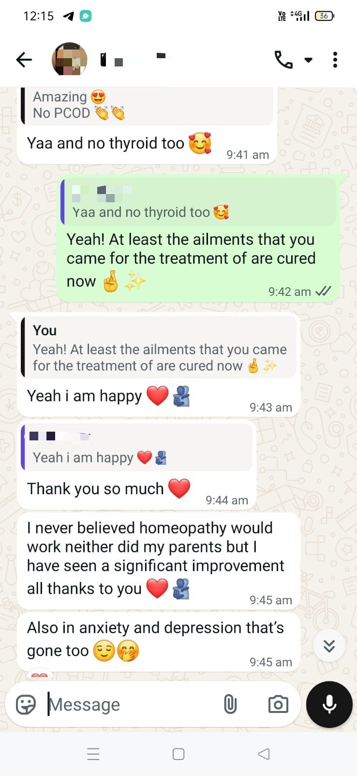 Homeopathy Success